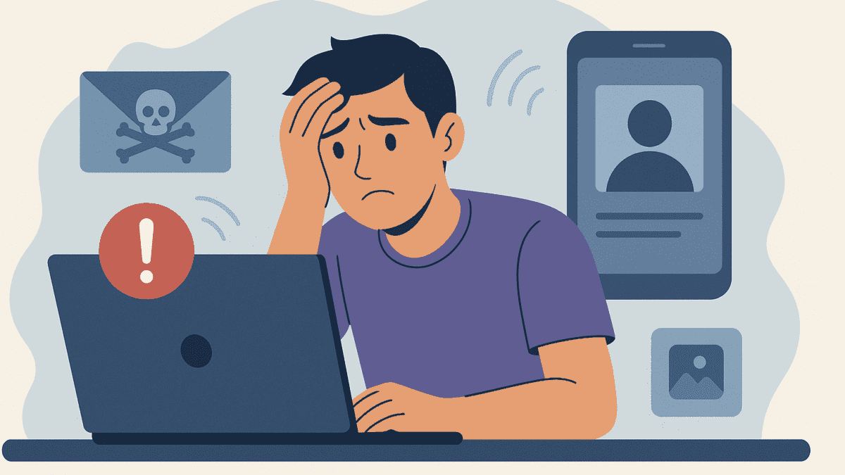 what to do if being blackmailed online with photos