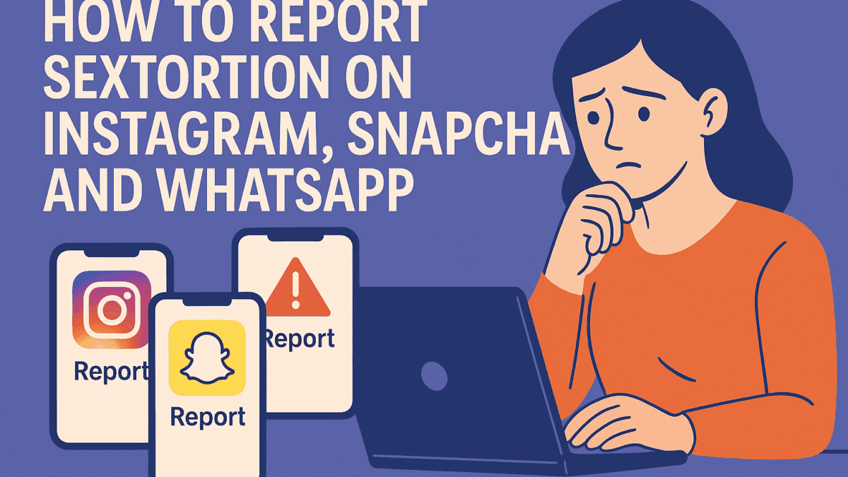 report online blackmail