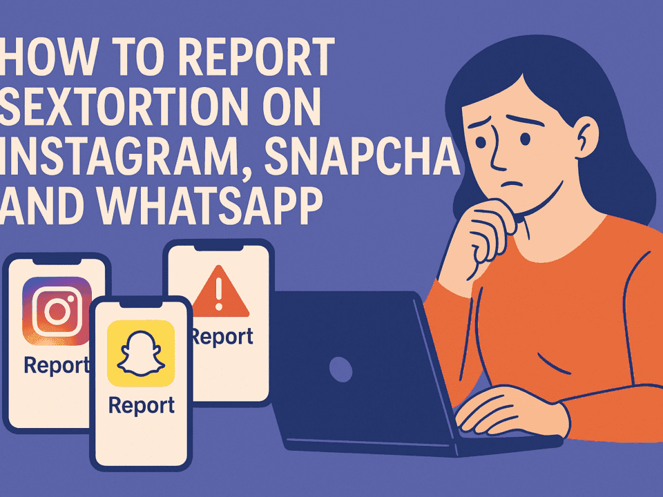 report online blackmail