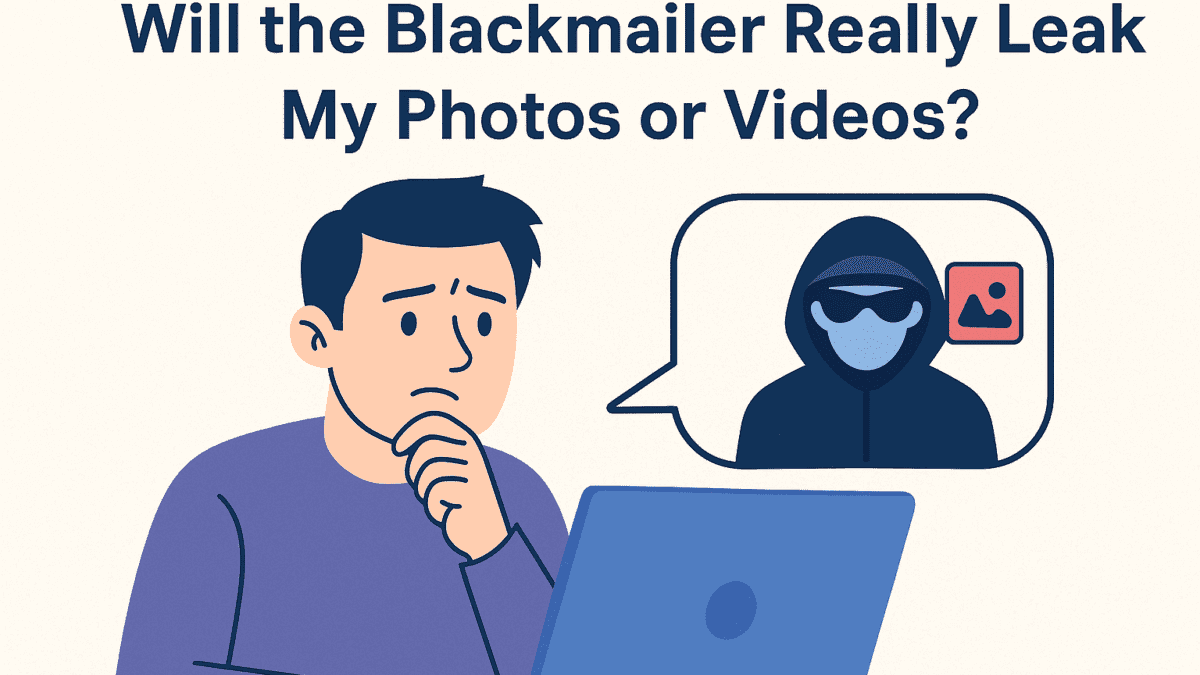 Will the Blackmailer Leak my Photos