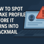 How to Spot a Fake Profile Before It Turns Into Blackmail