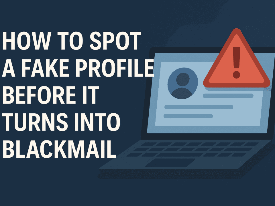 How to Spot a Fake Profile Before It Turns Into Blackmail