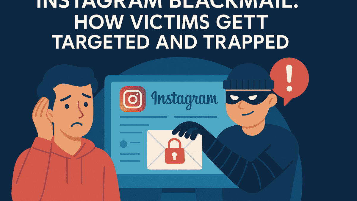 Instagram Blackmail: How Victims Get Targeted and Trapped