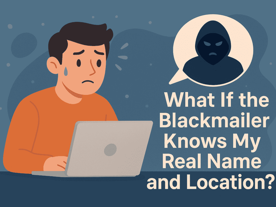 What to Do If the Blackmailer Knows Your Name and Location