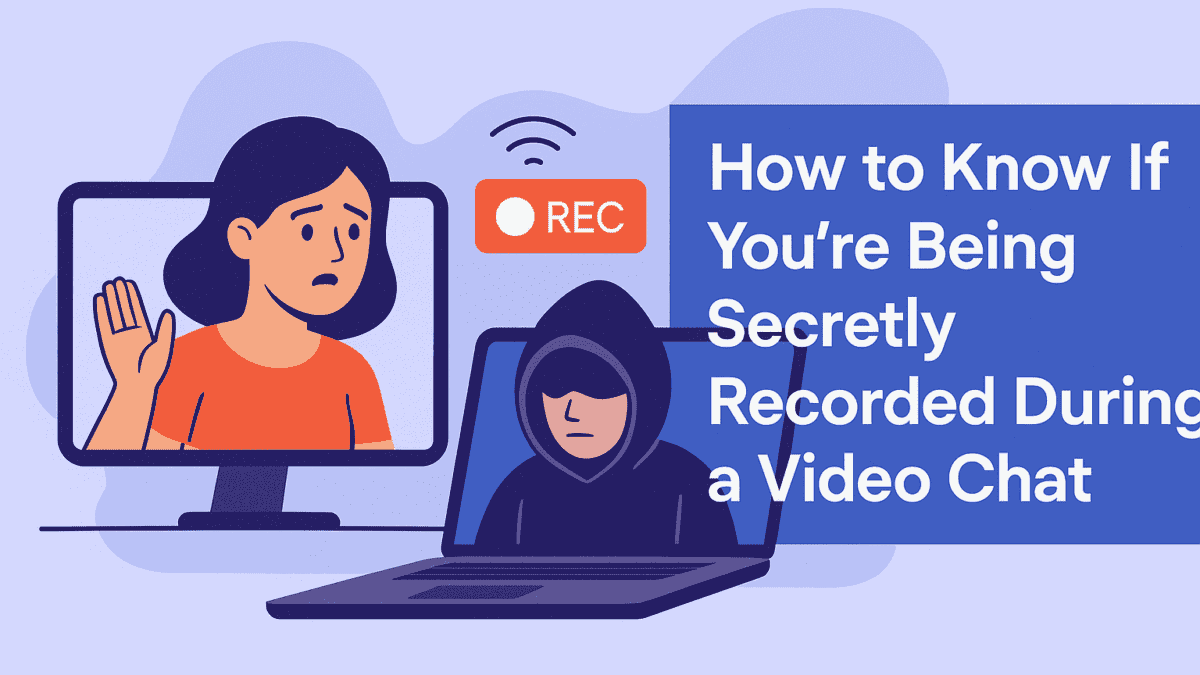 Signs You’re Being Secretly Recorded on a Video Call