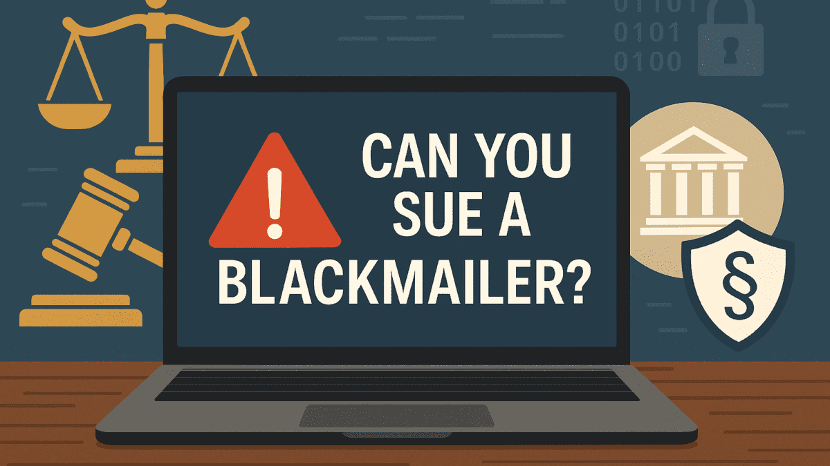 Can You Sue a Blackmailer?