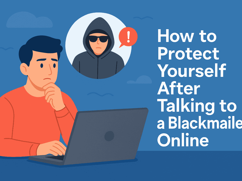 How to Protect Yourself After Talking to a Blackmailer Online