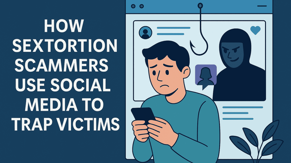How Sextortion Scams Use Social Media