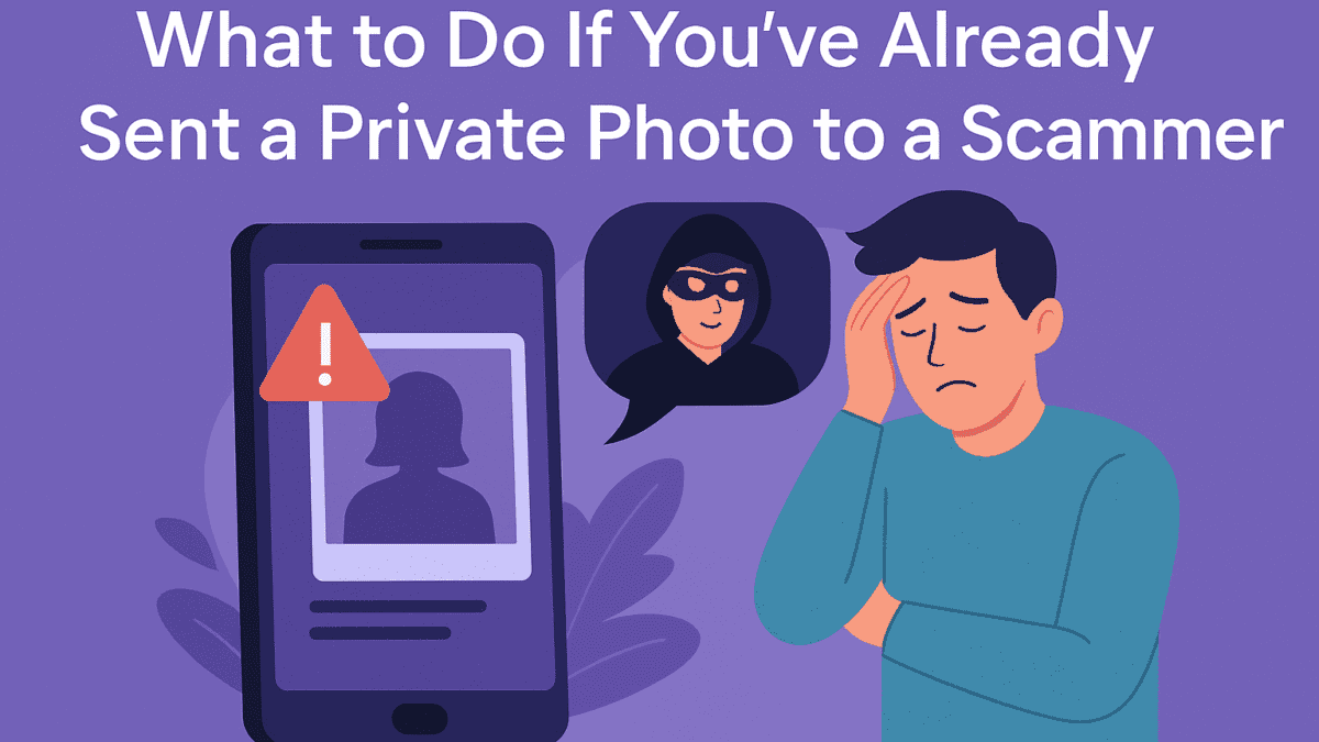 Blackmailer has My Photos