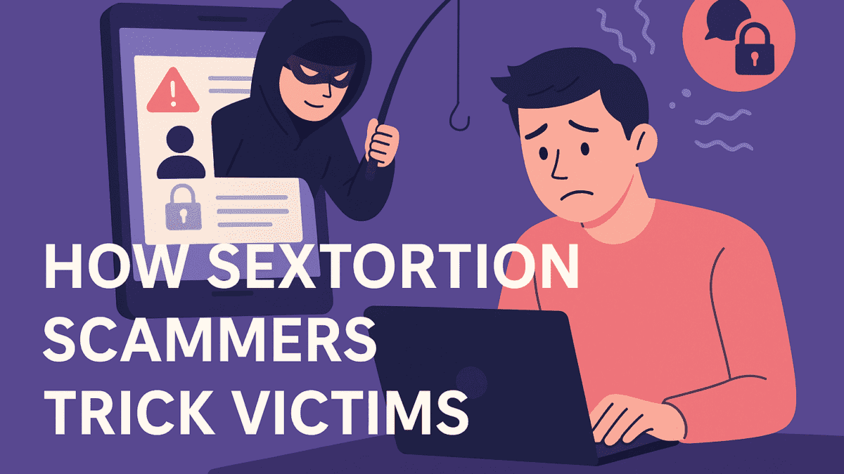 How Sextortion Scammers Trick Victims