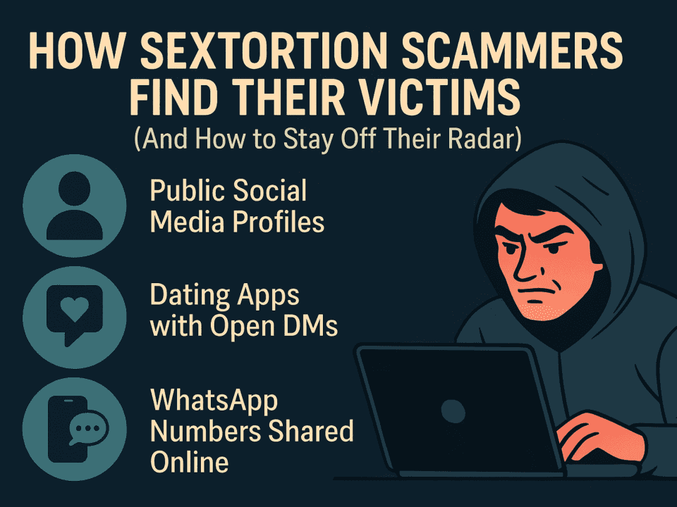 How Sextortion Scammers Find Their Victims