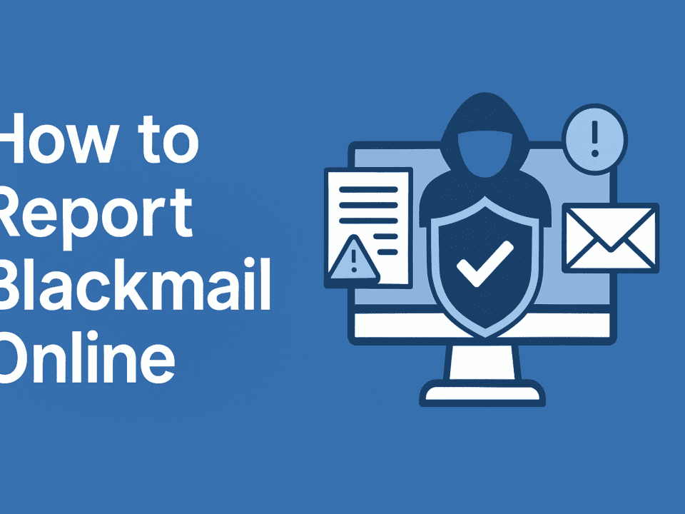 report blackmail online, how to report blackmail, report sextortion, report blackmailer anonymously, cyber blackmail reporting