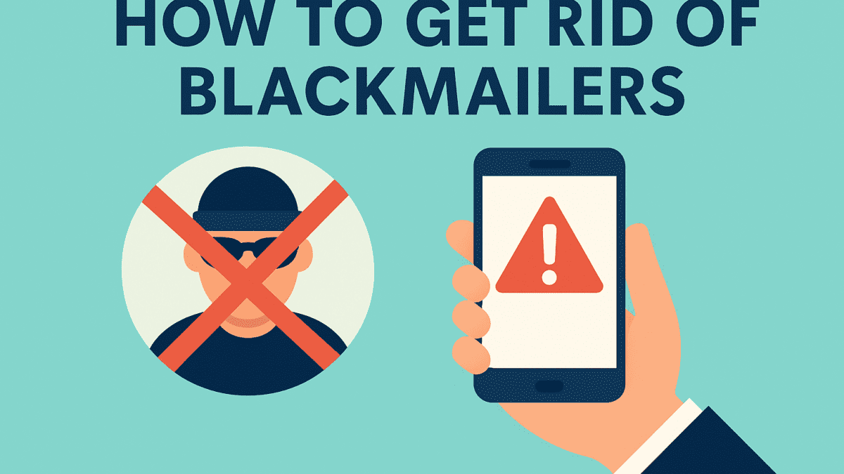 Man figuring out how to get rid of blackmailer