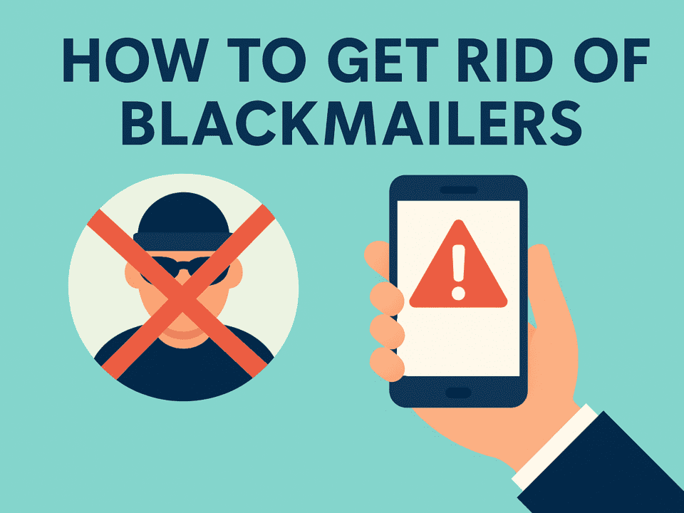 Man figuring out how to get rid of blackmailer